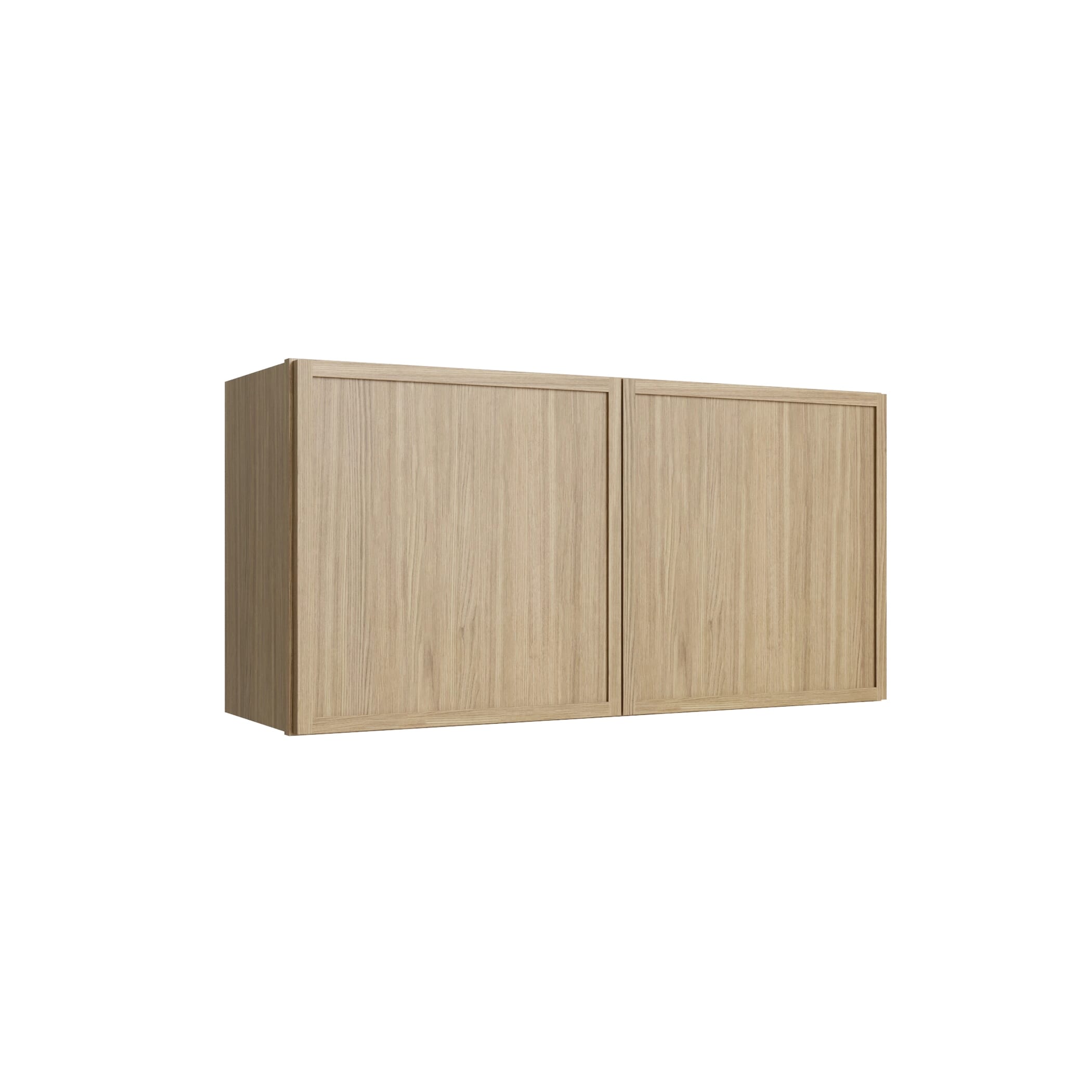 KCD Oslo Oak Double Door Wall Cabinet - 30" W x 18" H - product photo