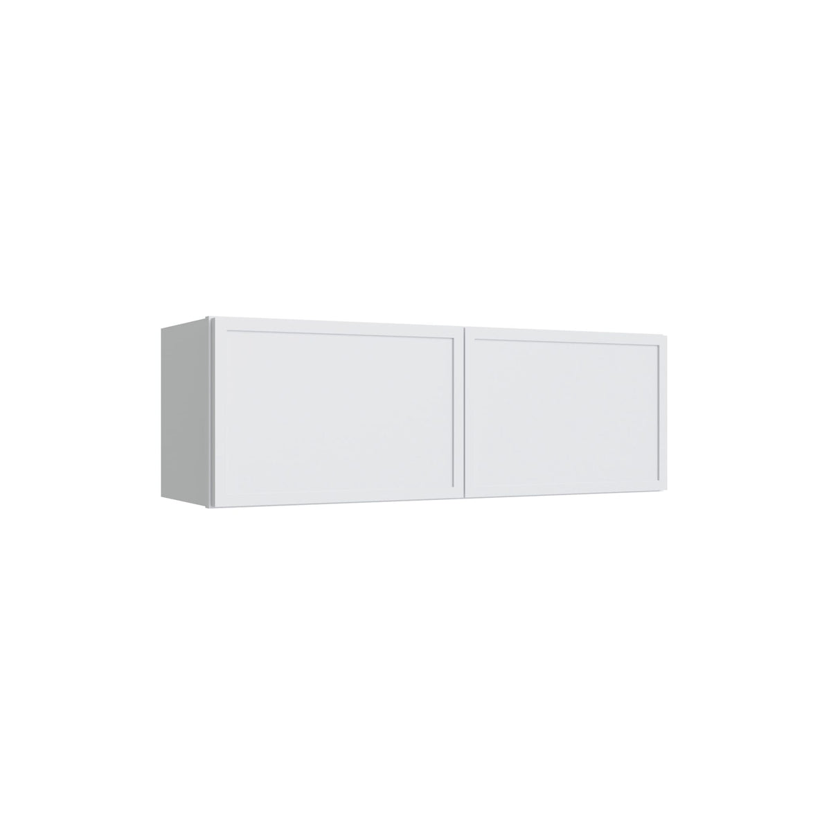 KCD Oslo White Double Door Wall Cabinet - 30" W x 12" H - product photo