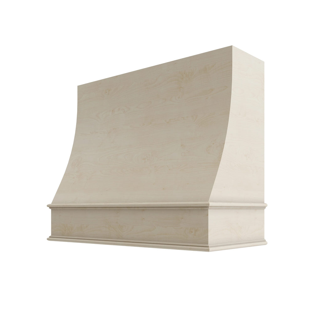 KCD Raw Sloped Hood Classic Trim - 30" W x 48" H - product photo