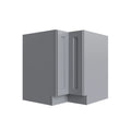 KCD Brooklyn Modern Gray Easy Reach Base Cabinet - 33" W x 33" D - product photo