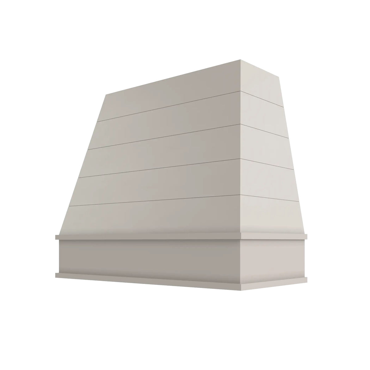 KCD Shaker Sand Tapered with Shiplap Hood Block Trim - 36" W x 30" H - product photo