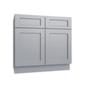 KCD Brooklyn Modern Gray Double Door Standard Base Cabinet - 42" W - product photo