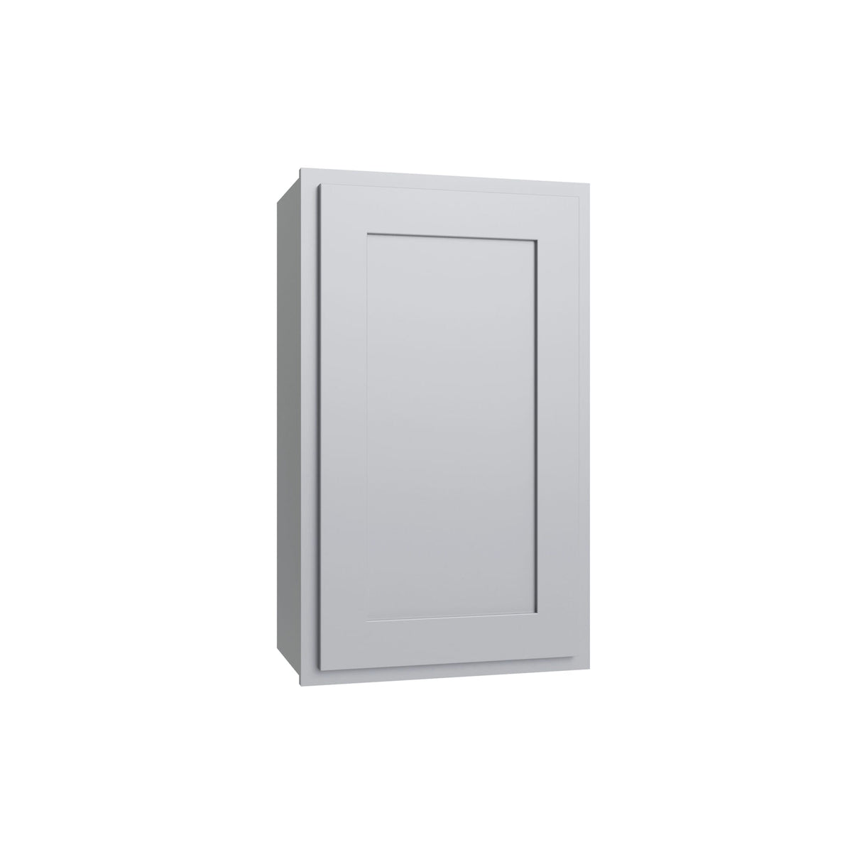 KCD Essential Gray Single Door Wall Cabinet - 15" W x 30" H - product photo