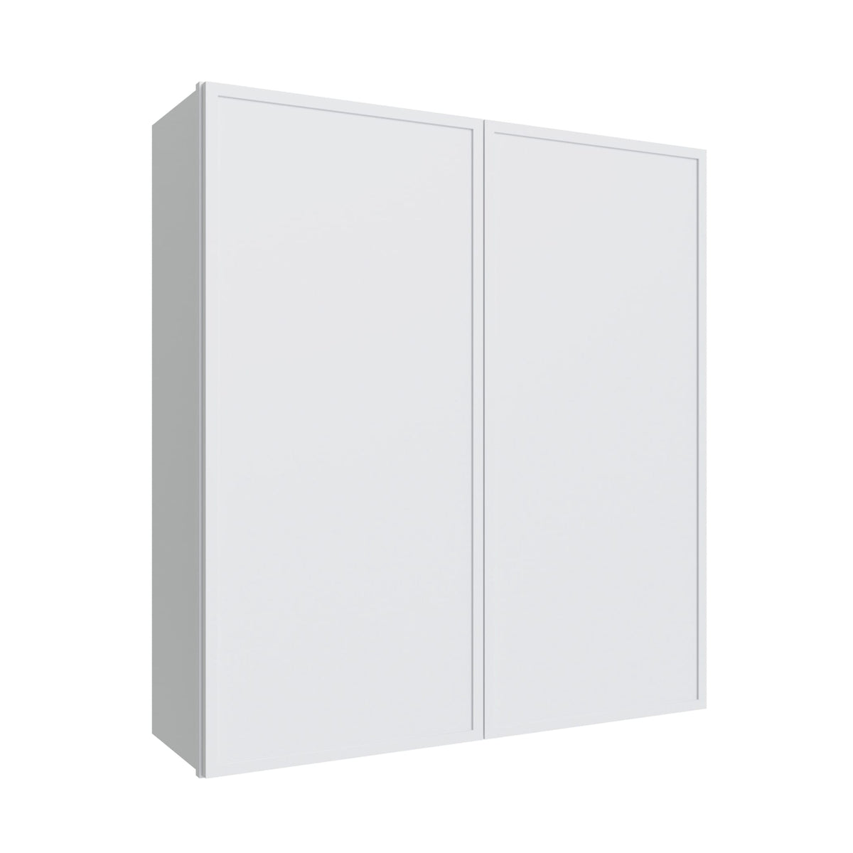 KCD Oslo White Double Door Wall Cabinet - 36" W x 42" H - product photo