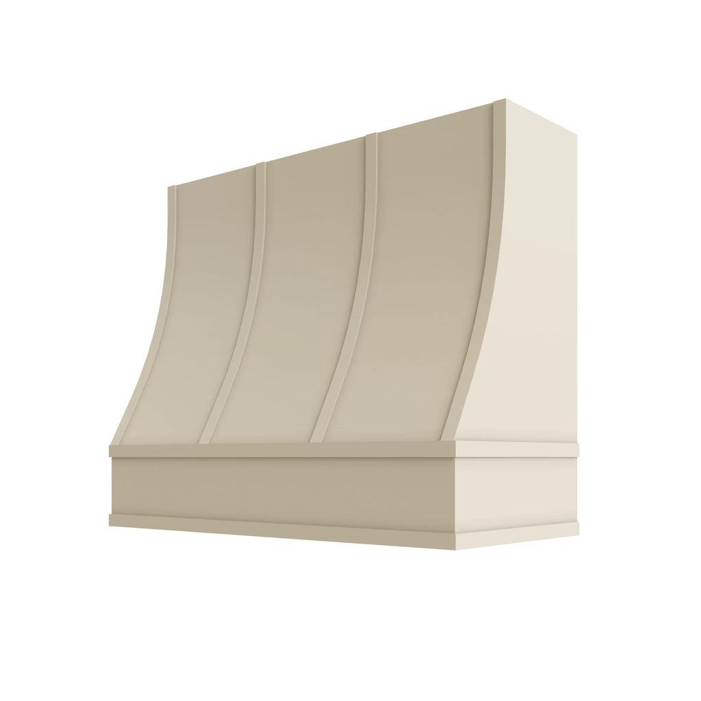 KCD Brooklyn Pearl Sloped Hood with Strapping Flat Trim - 36" W x 36" H - product photo