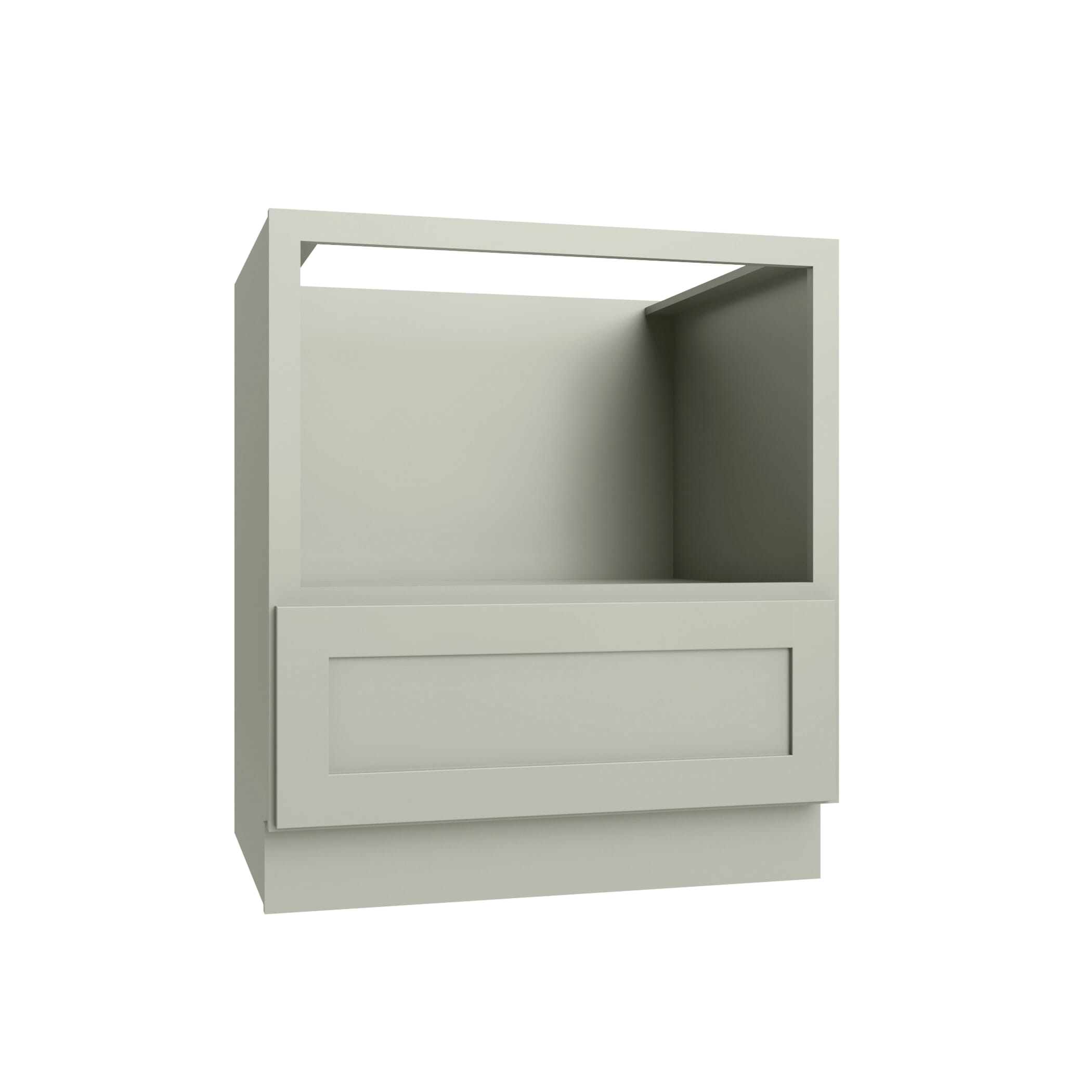 KCD Shaker Moss Microwave Base Cabinet - 24" W - product photo