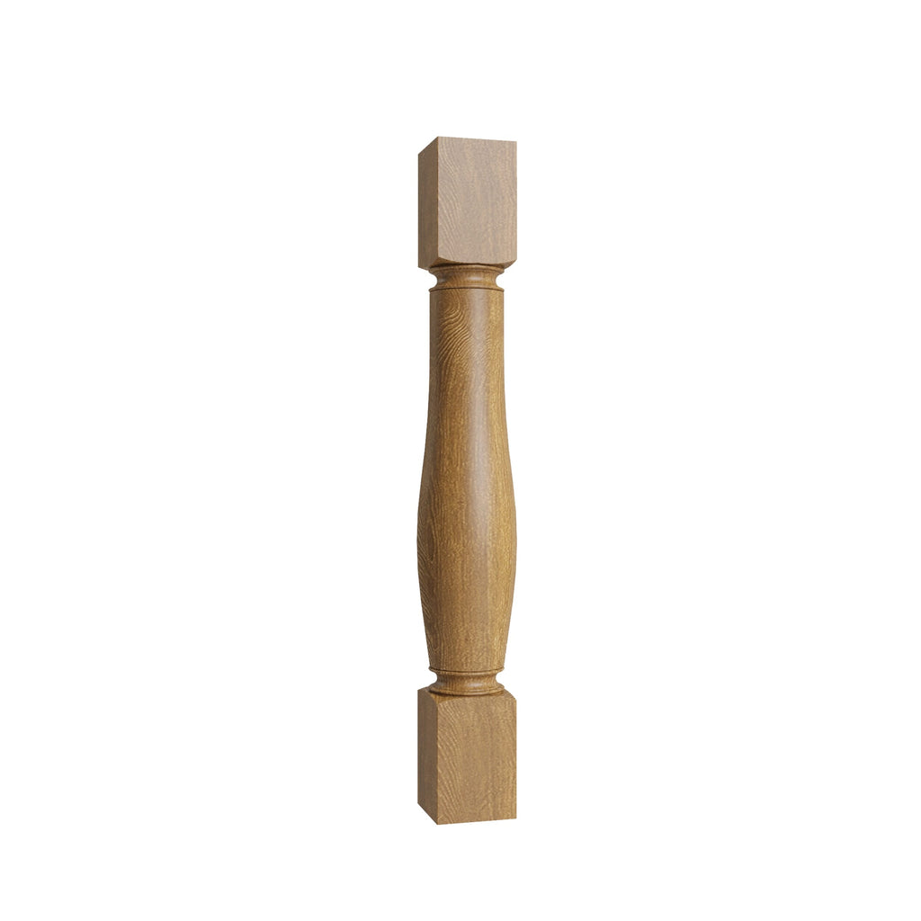 KCD Brooklyn Fawn Turned Post - 5" W x 35.5" H - product photo