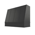 KCD Black Angled Hood with Strapping Flat Trim - 48" W x 48" H - product photo