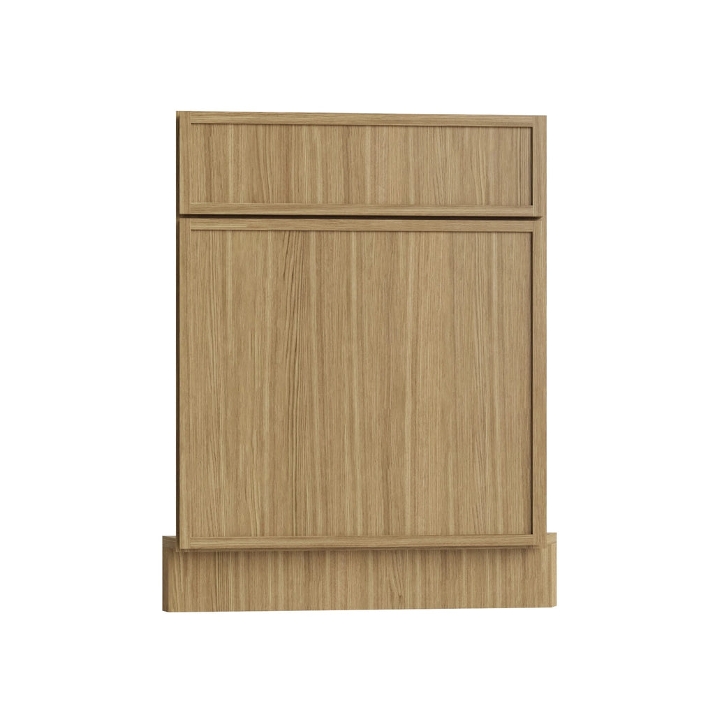 KCD Oslo Oak Corner Sink Front for 42" Space - 27" W - product photo