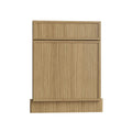 KCD Oslo Oak Corner Sink Front for 42" Space - 27" W - product photo