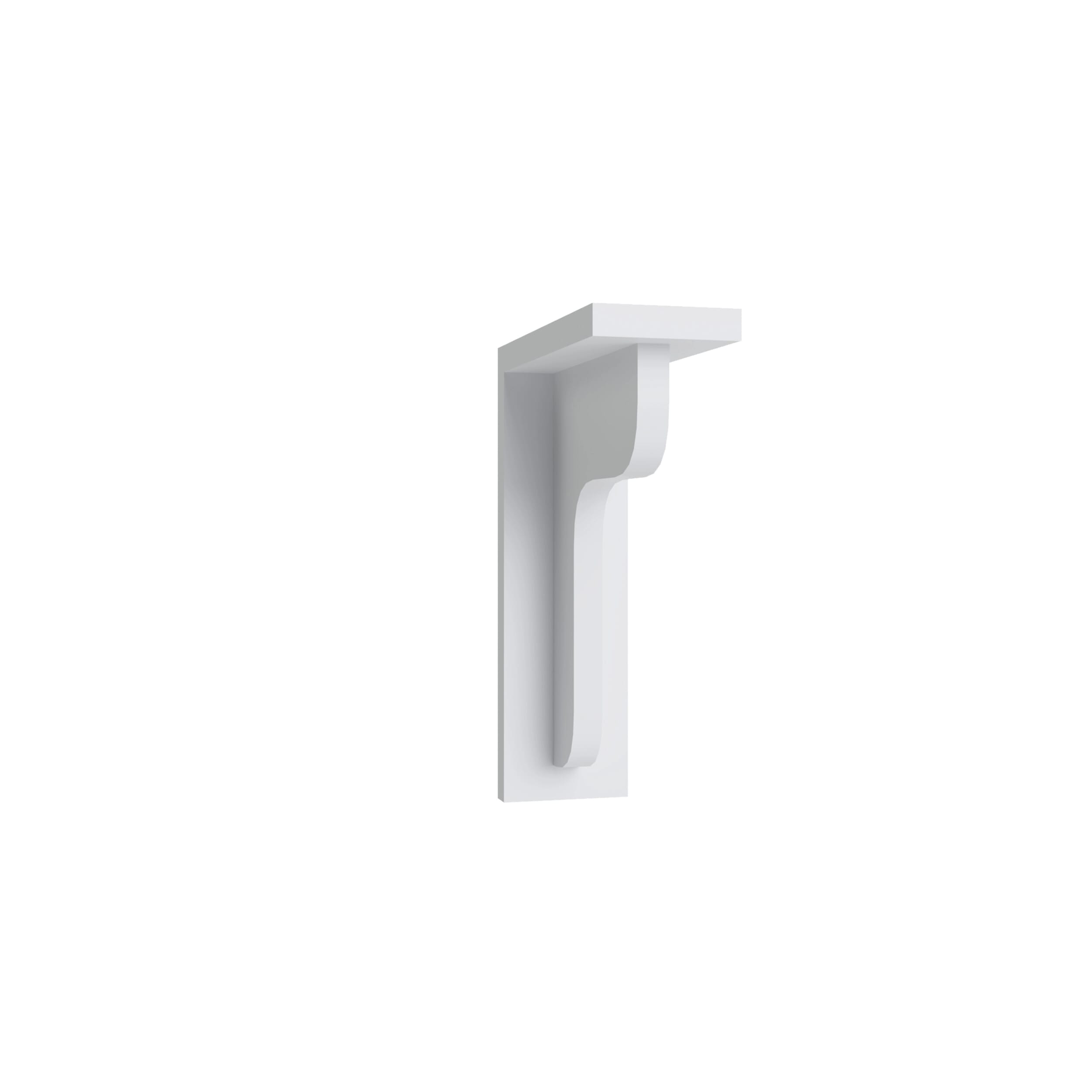 KCD Essential White Basic Medium Corbel - 10.5" H - product photo
