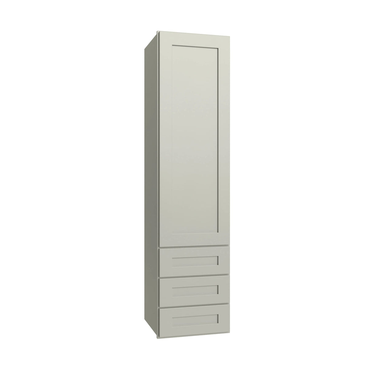 KCD Shaker Moss Wall Twr w/ 3 Drws - 15" W x 60" H x 14.5" D - product photo