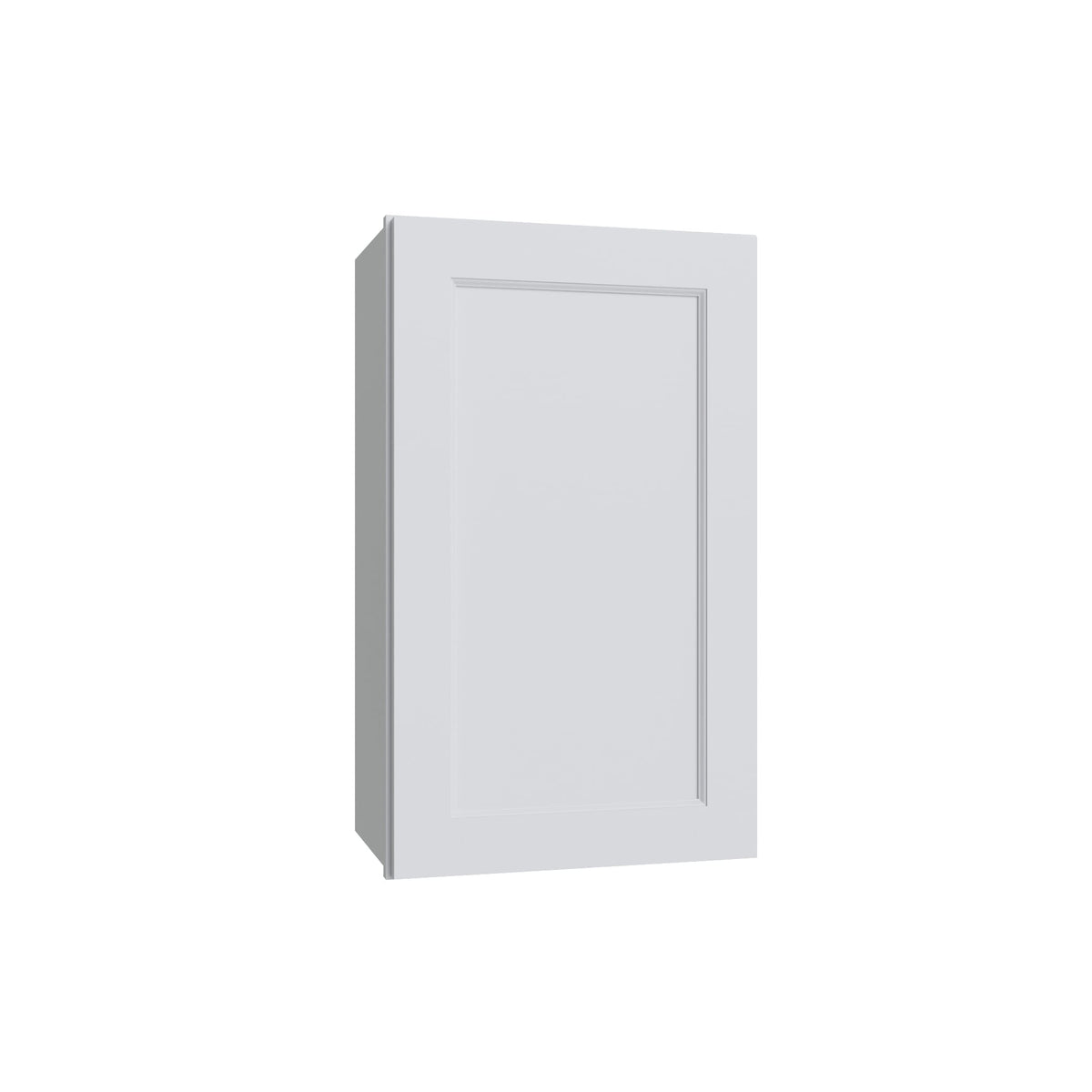 KCD Brooklyn Bright White Single Door Wall Cabinet - 18" W x 30" H - product photo