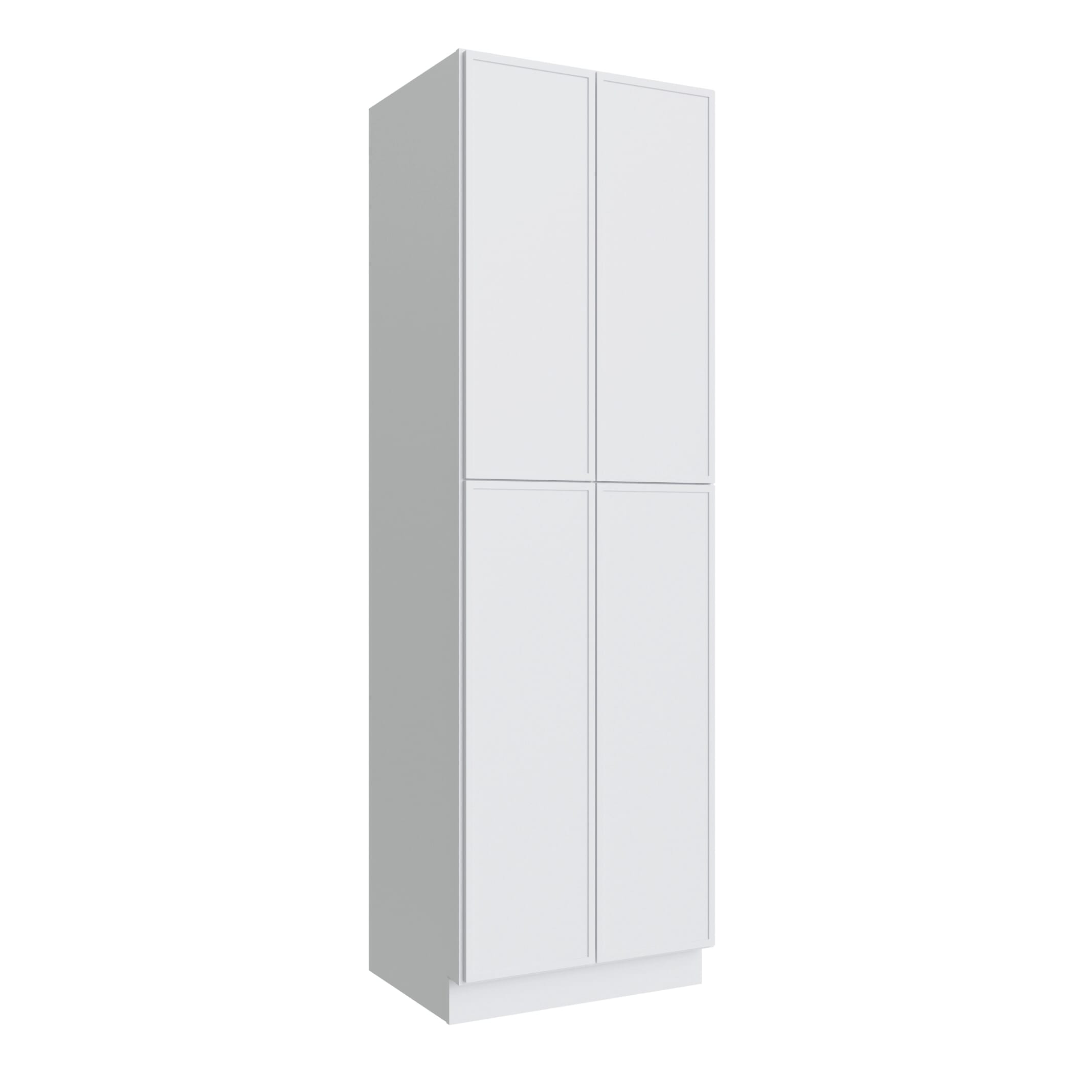 KCD Oslo White Pantry - 24" W x 96" H - product photo
