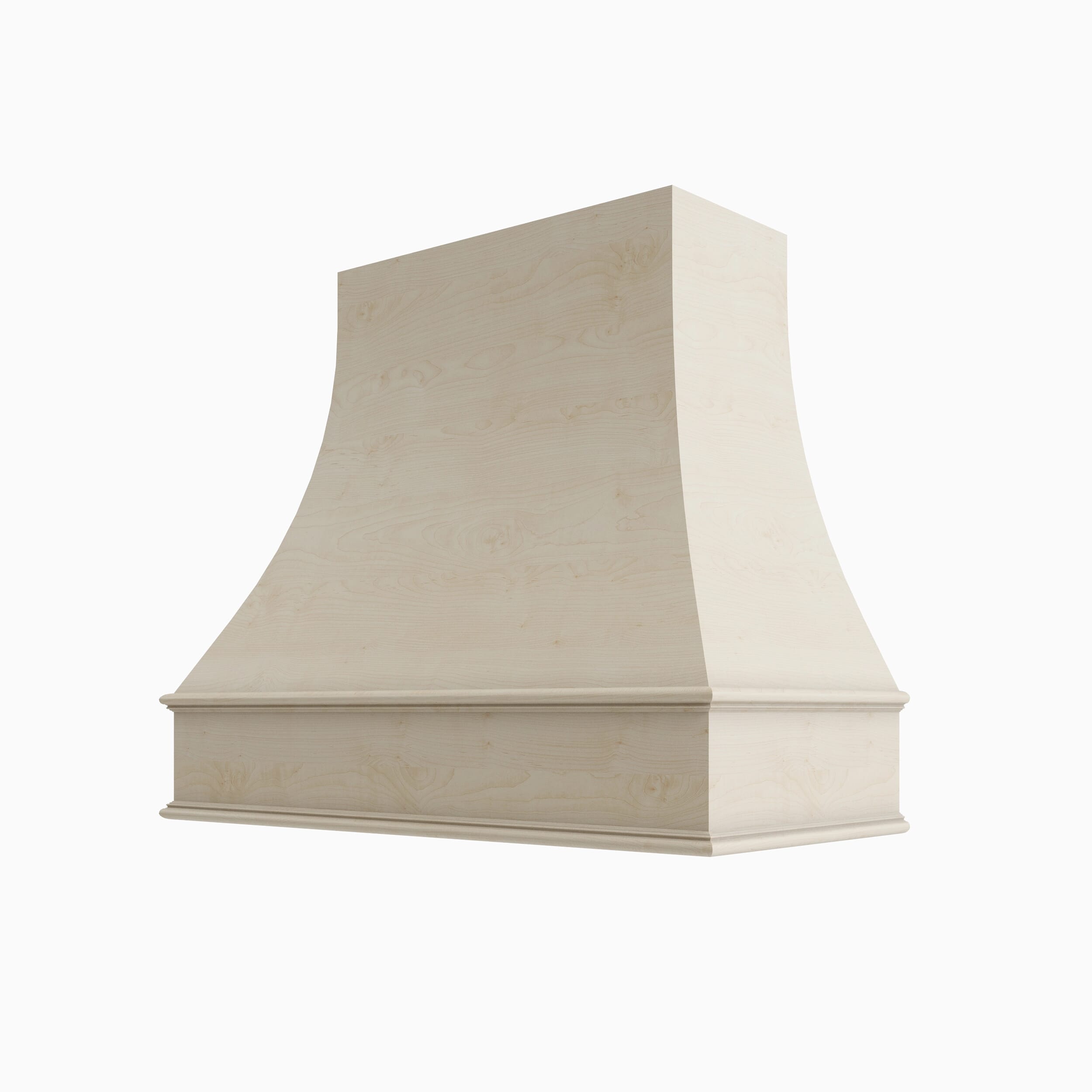 KCD Raw Curved Hood Classic Trim - 48" W x 30" H - product photo