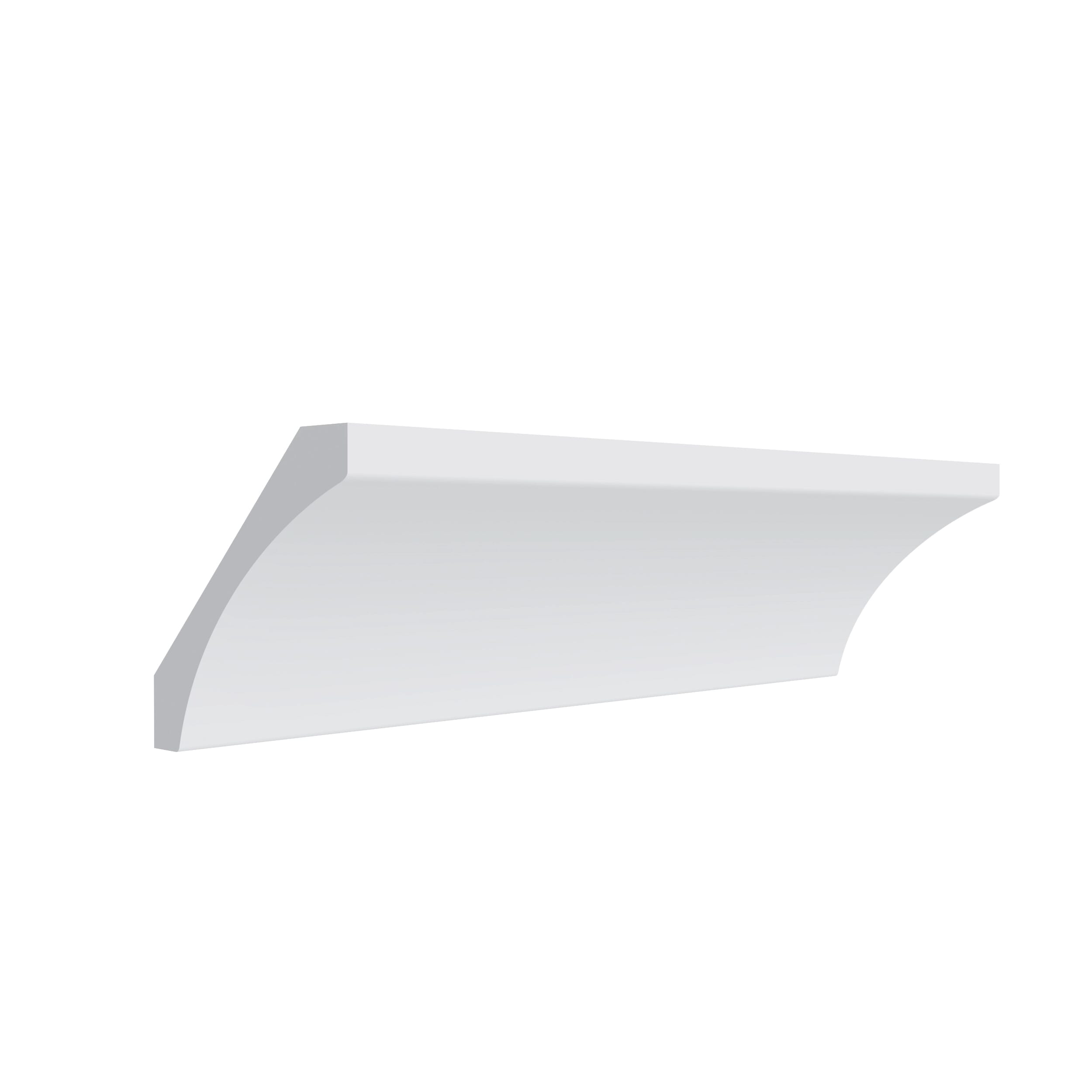 KCD Oslo White Cove Crown Molding - product photo