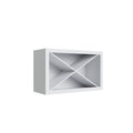 KCD Shaker Designer White Wine Rack - 30" W x 18" H x 12" D - product photo