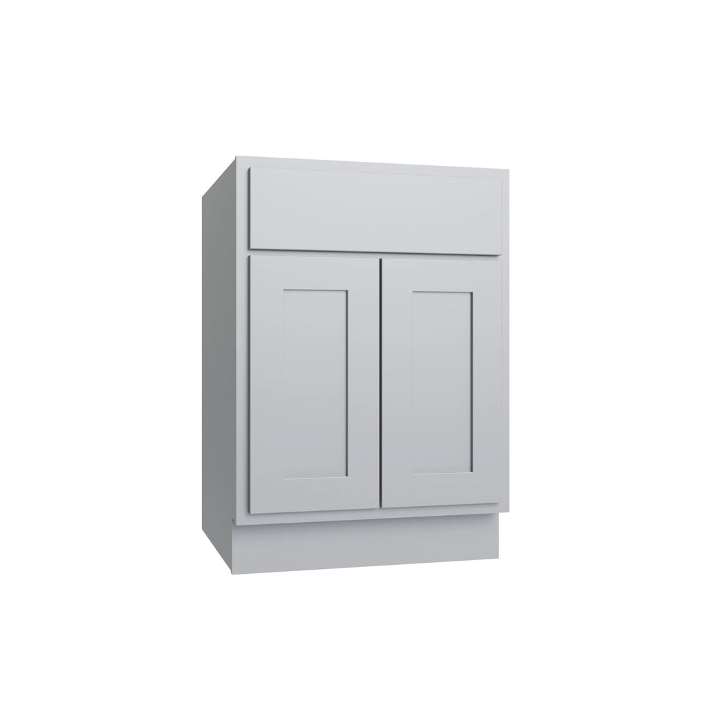 KCD Essential Gray Double Door Standard Base Cabinet - 24" W - product photo