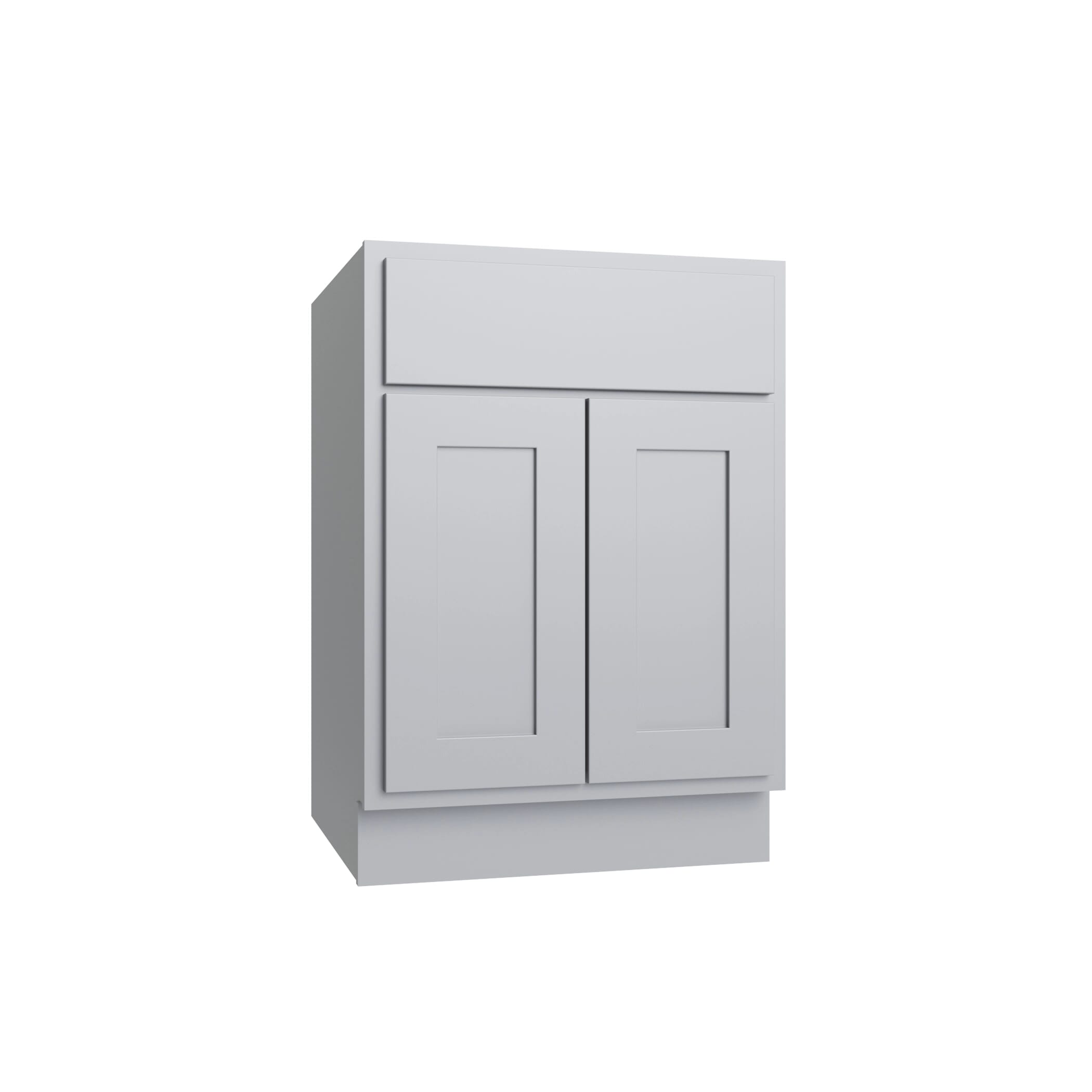 KCD Essential Gray Double Door Standard Base Cabinet - 24" W - product photo