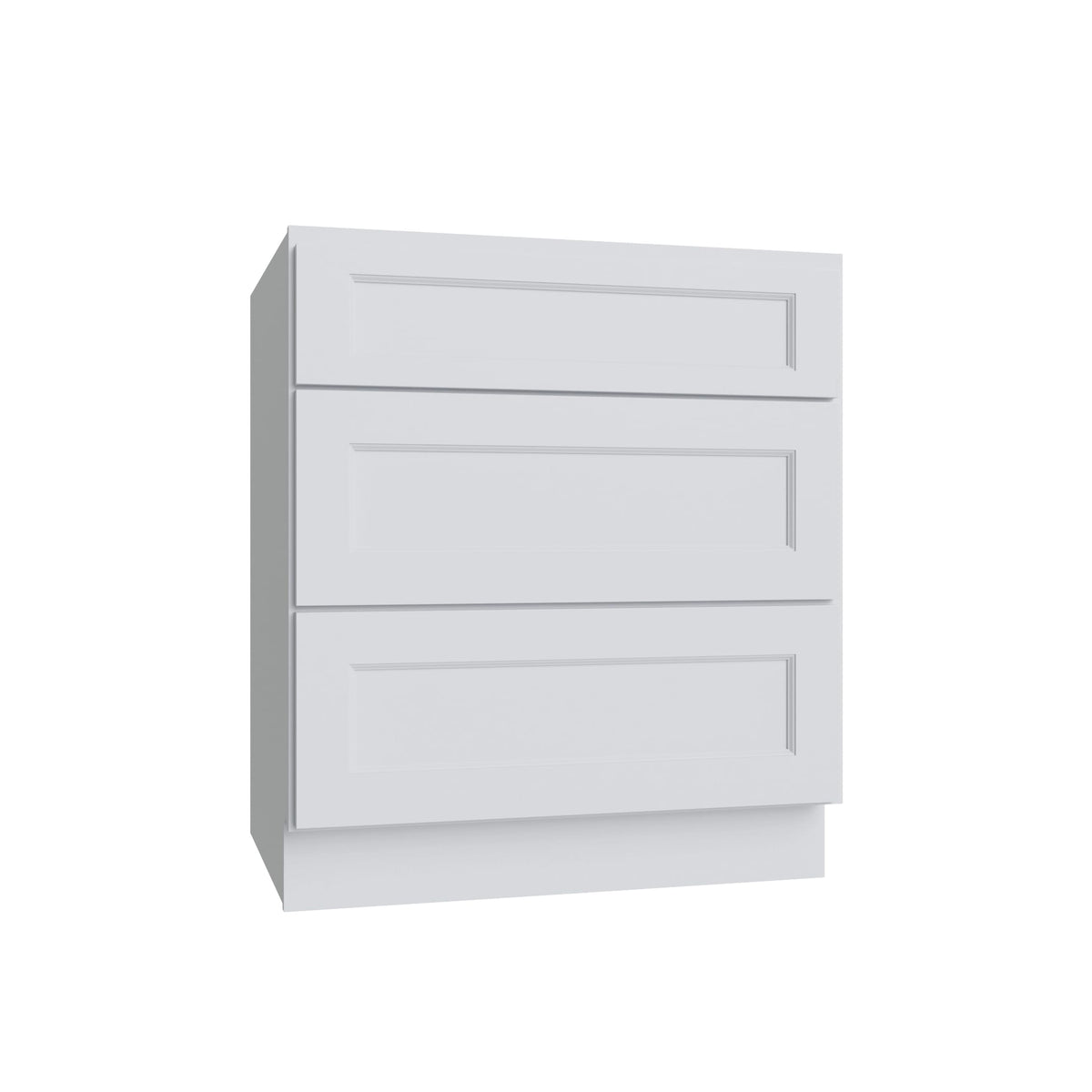 KCD Brooklyn Bright White Drawer Base Cabinet - 12" W - product photo