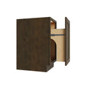 KCD Brooklyn Slate Trash Can Base w/ Full Ht Door - 18" W - product photo