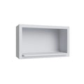 KCD Brooklyn Bright White Microwave Wall Cabinet 18Hx30Wx12D - product photo