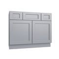 KCD Brooklyn Modern Gray Vanity Sink Base - 42" W - product photo