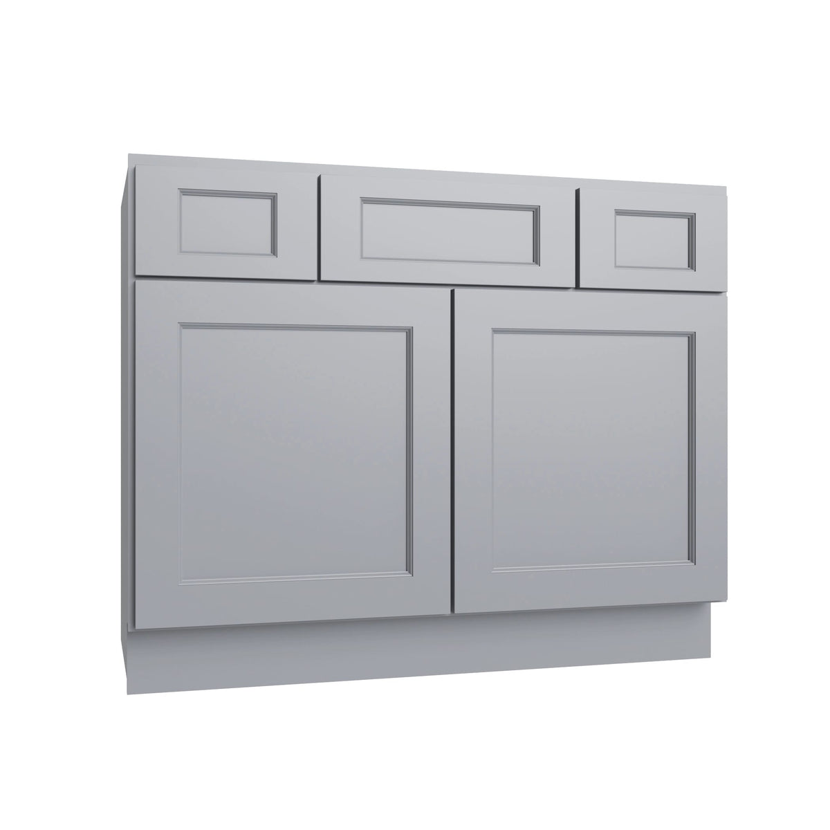 KCD Brooklyn Modern Gray Vanity Sink Base - 42" W - product photo