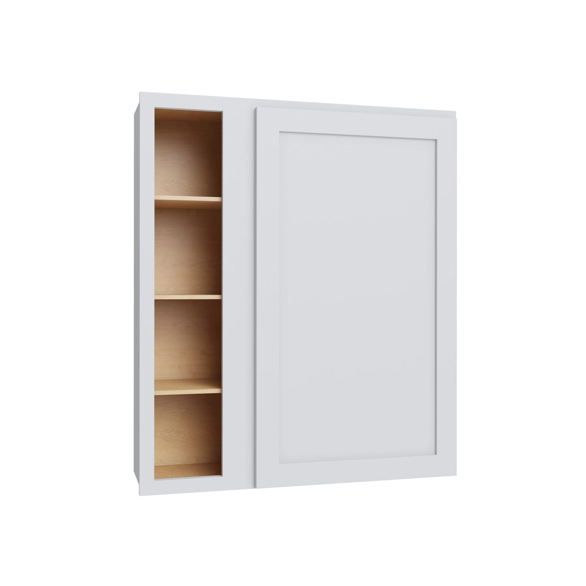 KCD Shaker Designer White Blind Wall Cabinet - 30" W x 42" H - product photo