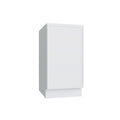 KCD Oslo White Full Height Single Door Base Cabinet - 15" W - product photo