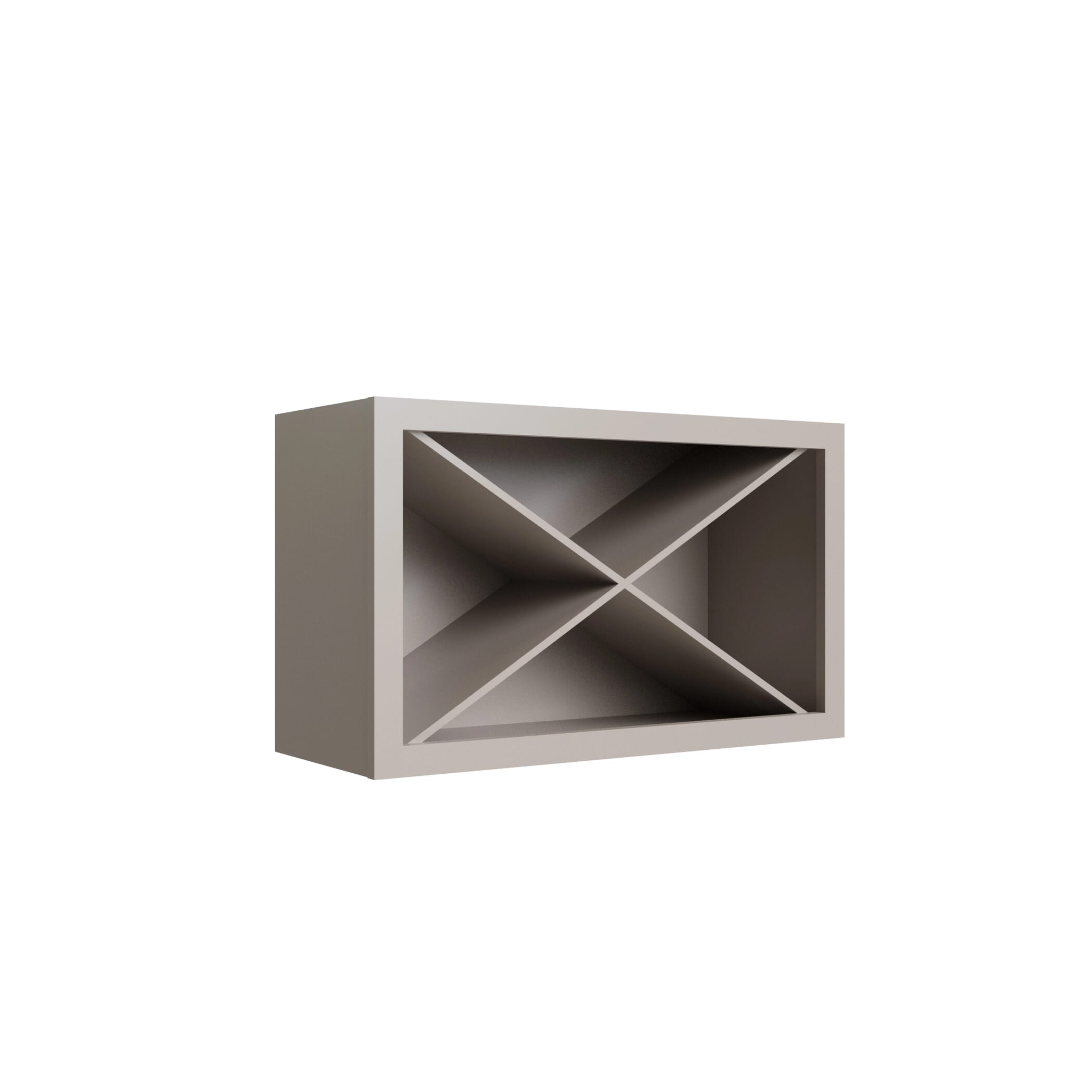 KCD Shaker Sand Wine Rack - 30" W x 18" H x 12" D - product photo