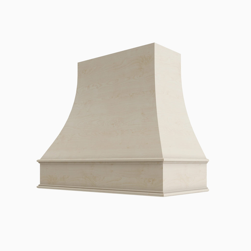 KCD Raw Curved Hood Classic Trim - 30" W x 48" H - product photo
