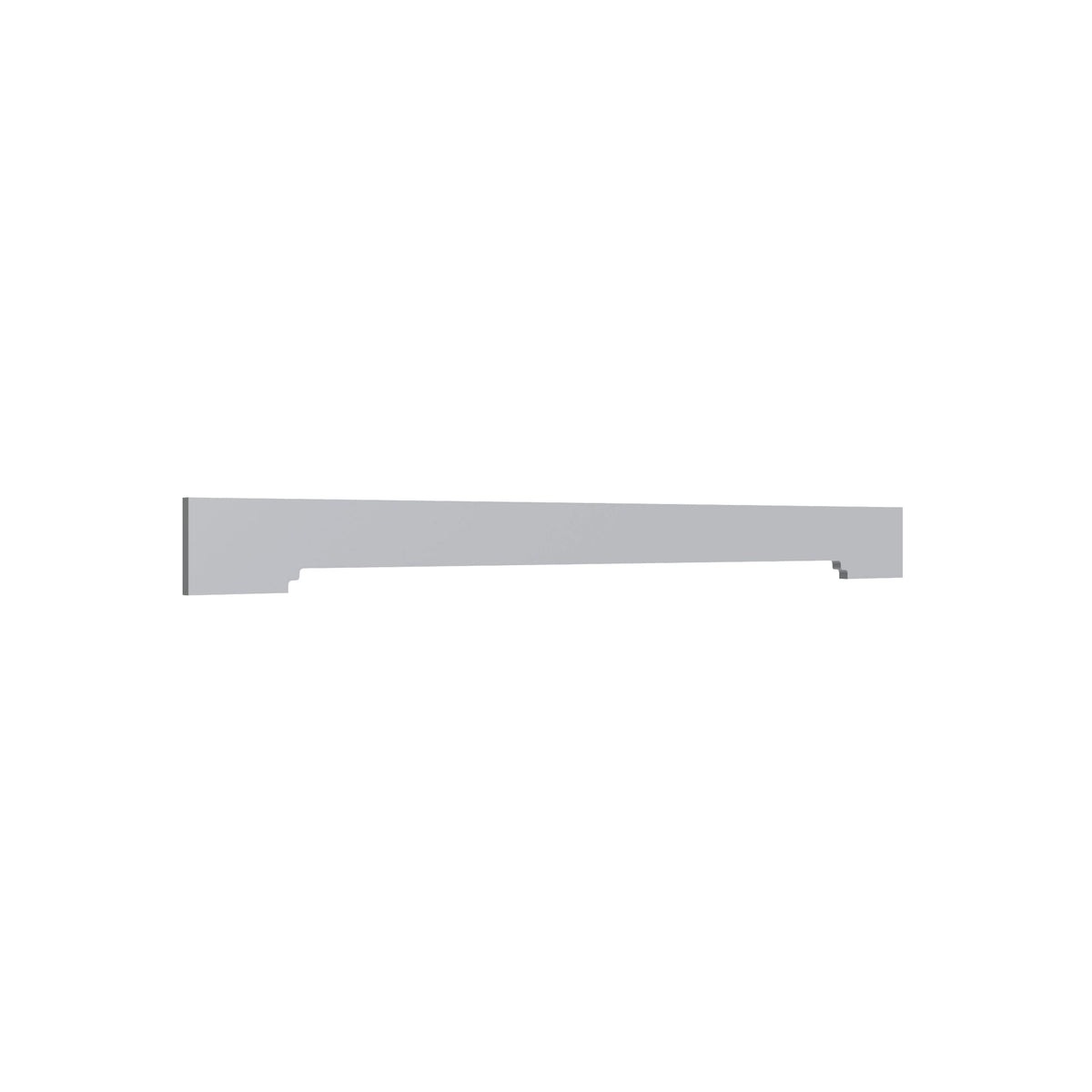 KCD Brooklyn Modern Gray Furniture Valance - 37" W - product photo
