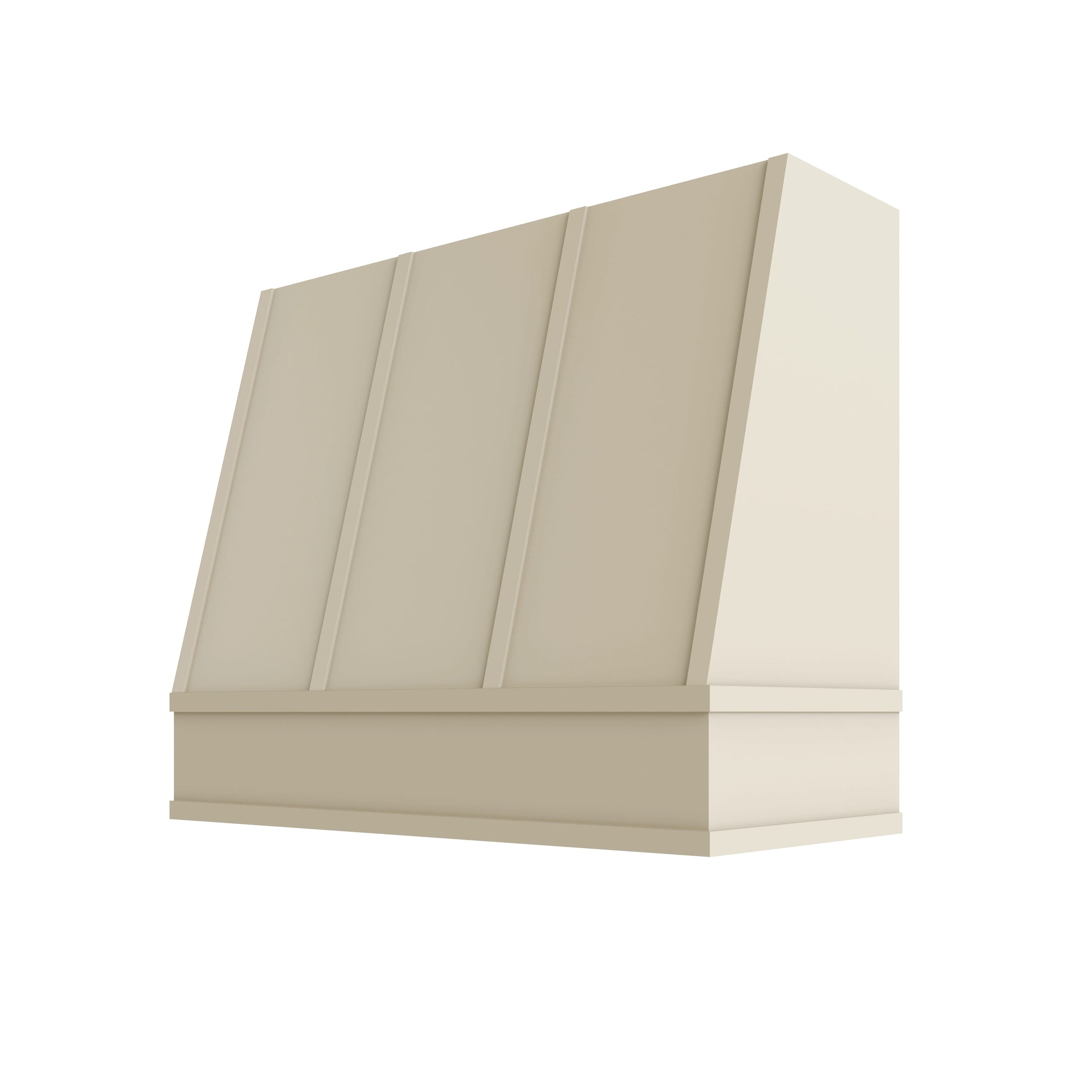 KCD Brooklyn Pearl Angled Hood with Strapping Flat Trim - 36" W x 36" H - product photo