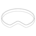 KCD Brooklyn Pearl Natural Lazy Susan Kit (2/pkg) - line drawing