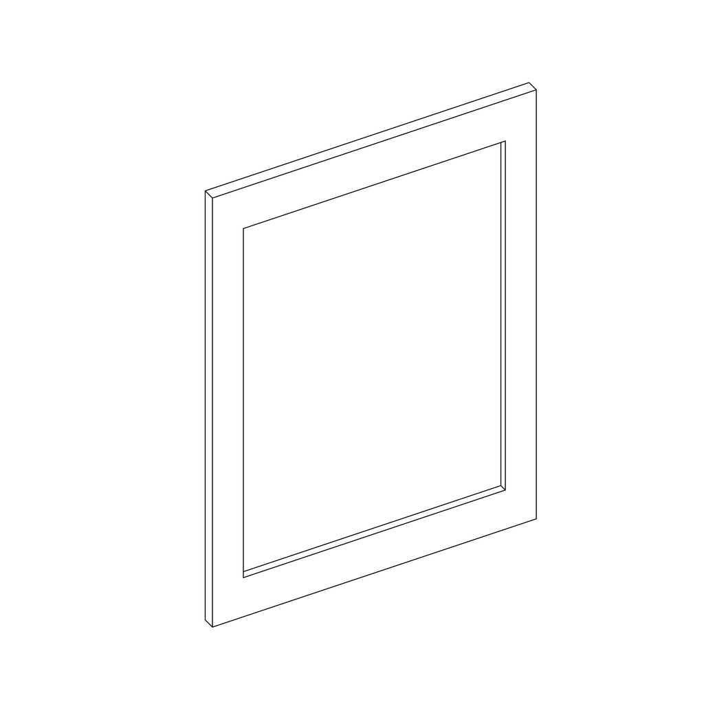 KCD Brooklyn Pearl Decorative Wall Panel - 12" W x 42" H - line drawing