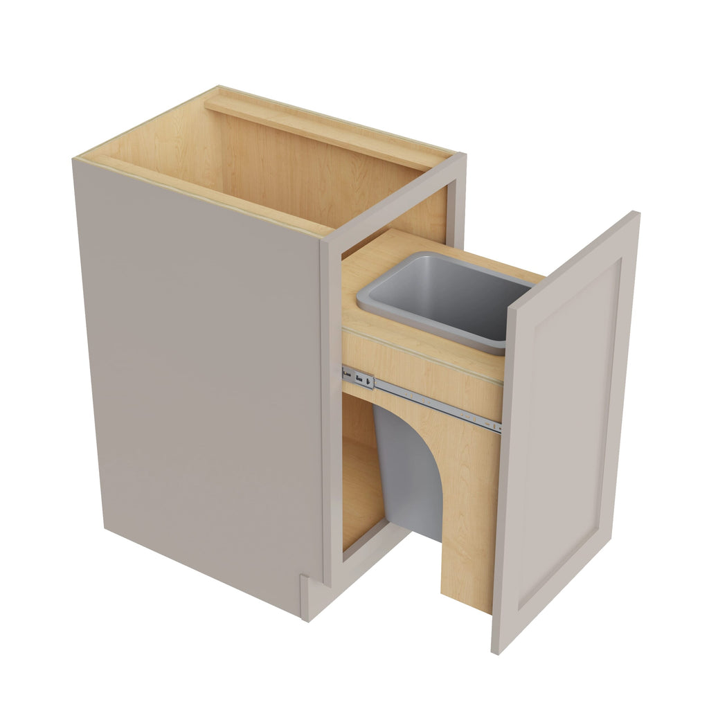 KCD Shaker Sand Trash Can Base w/ Full Ht Door - 18" W w/ 1 Can - product photo