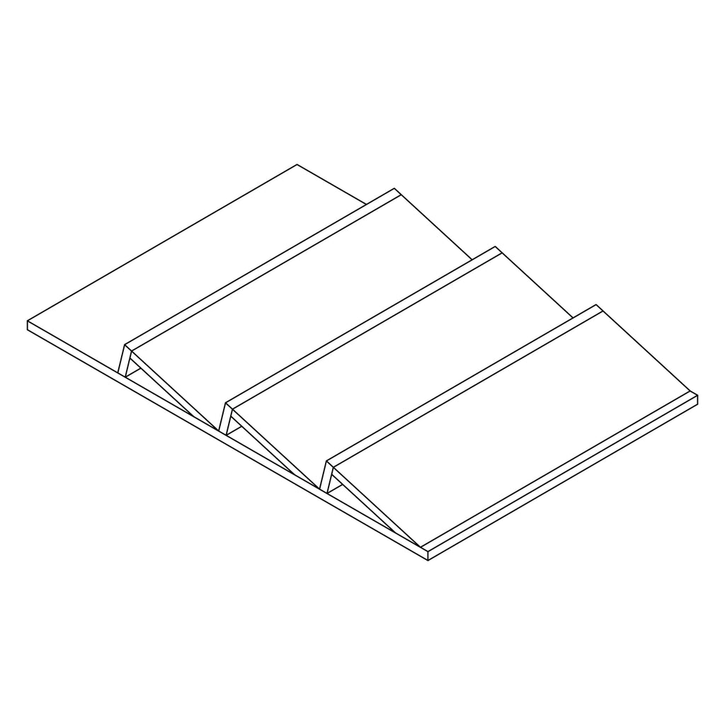 KCD KCD Accessories Natural Spice Tray Drawer Insert for B15/B18 Drawer - line drawing