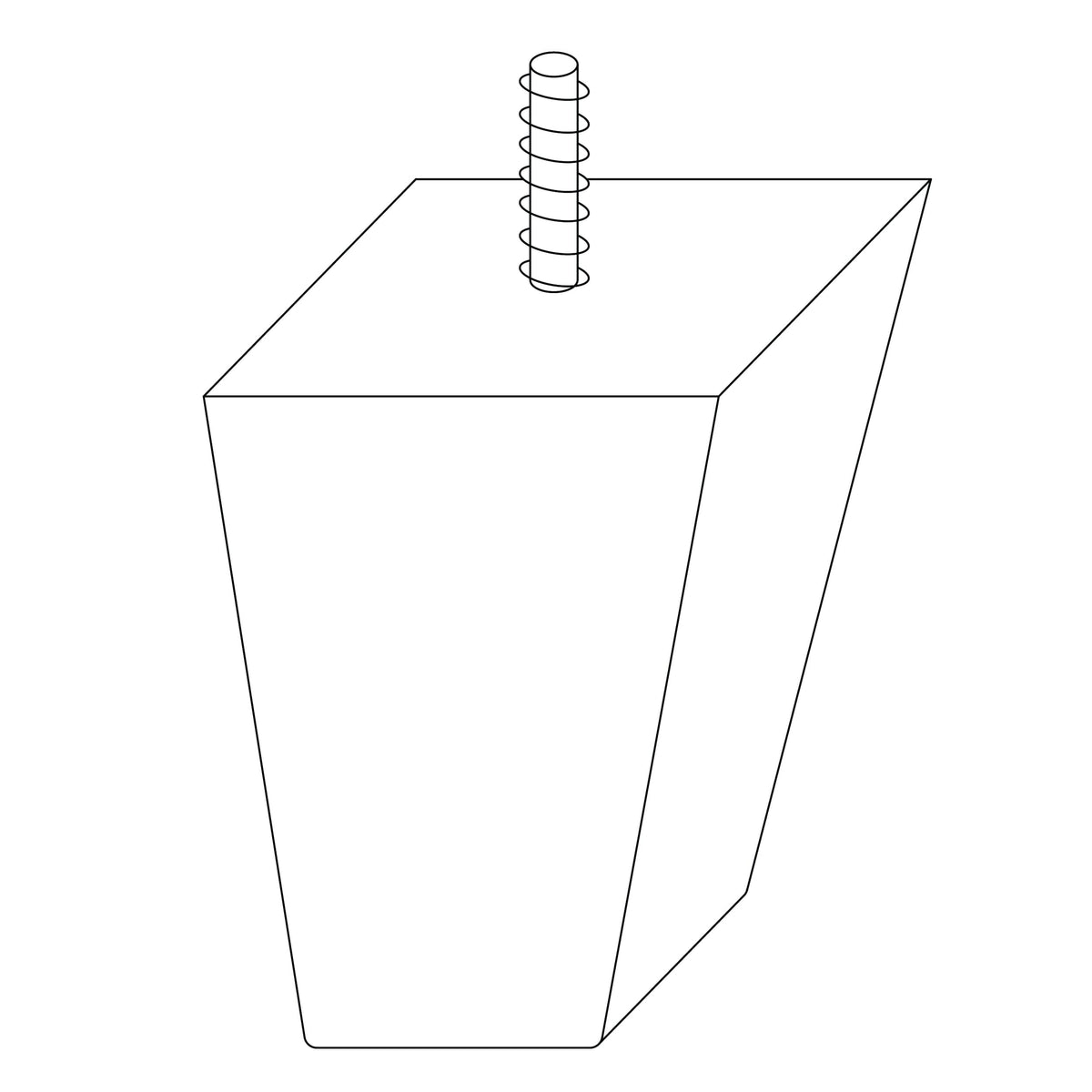 KCD Shaker Moss Transitional Bunfoot - line drawing