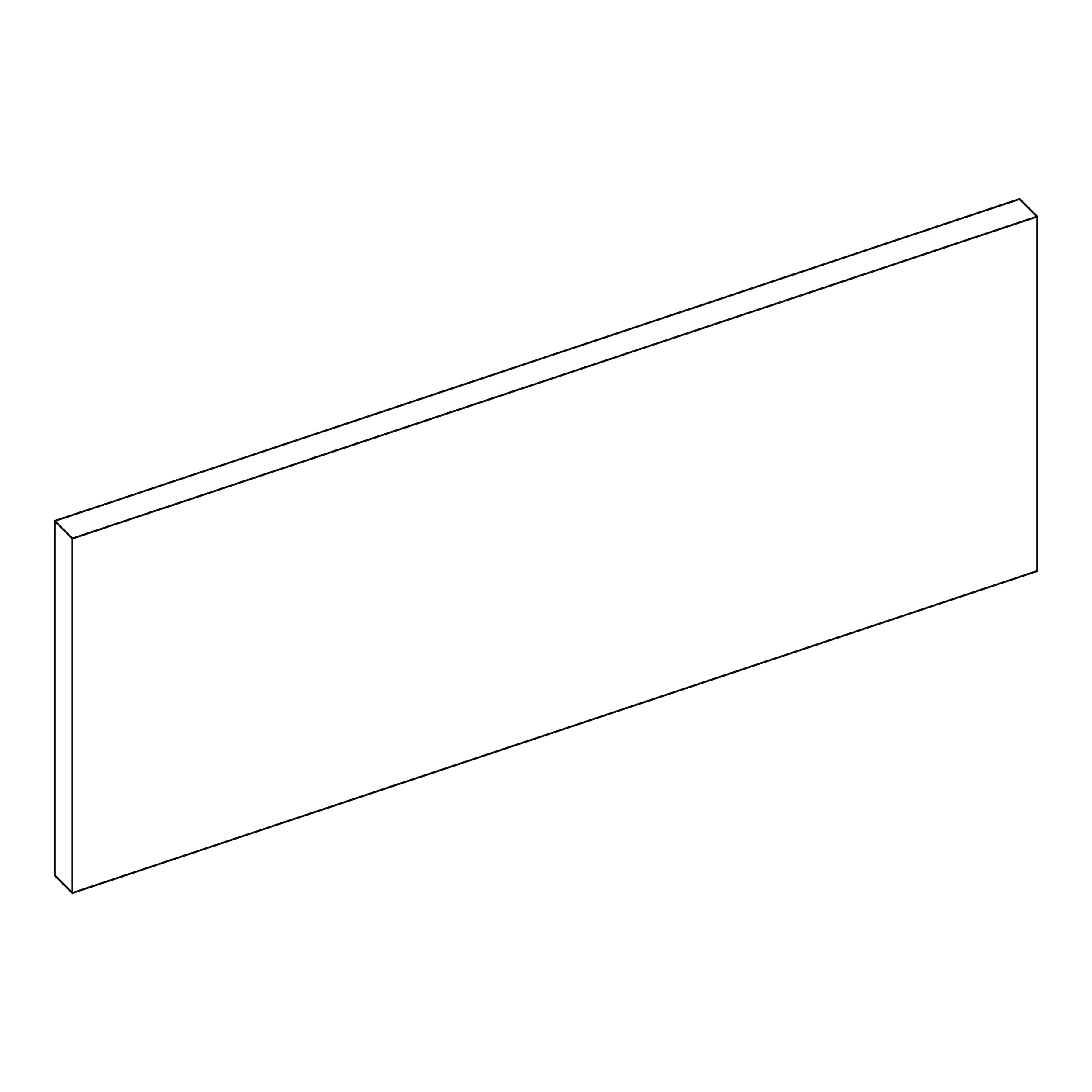 KCD Essential Gray Toe Kick - line drawing