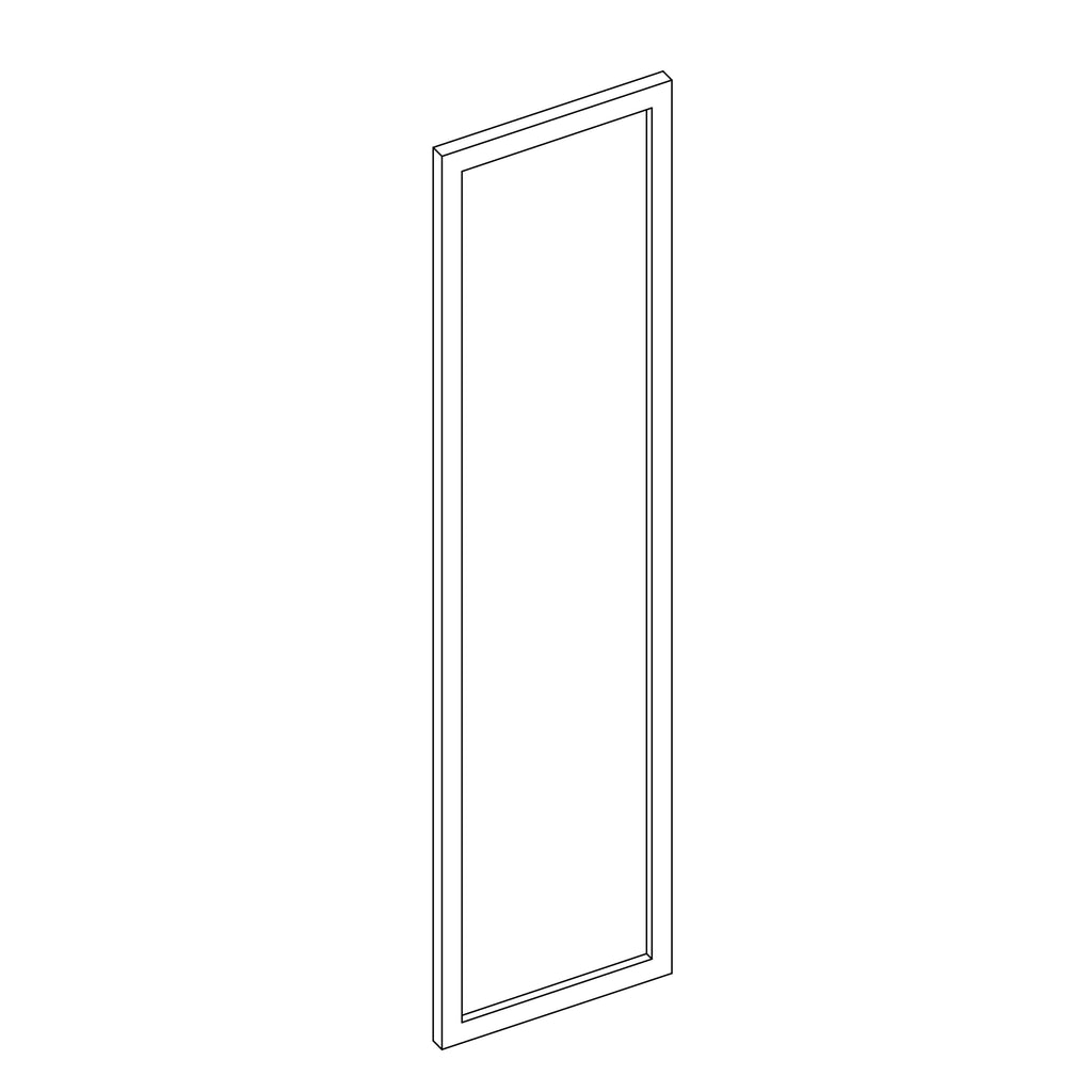 KCD Oslo Classic Walnut Decorative Wall Panel - 12" W x 42" H - line drawing