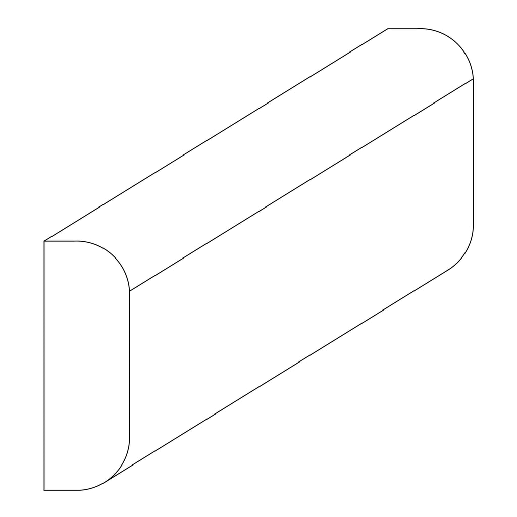 KCD Brooklyn Midnight Batten Molding - line drawing