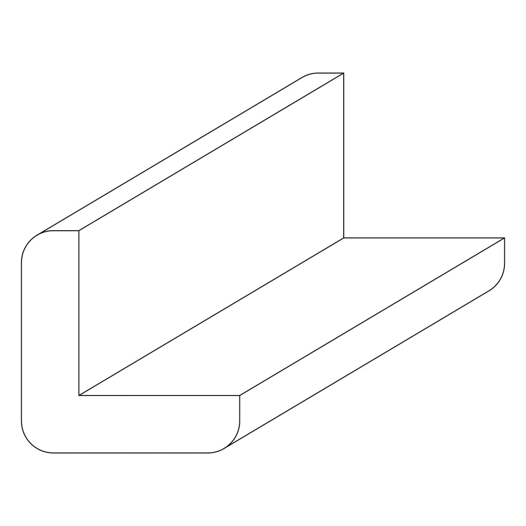 KCD Brooklyn Midnight Outside Corner Molding - line drawing