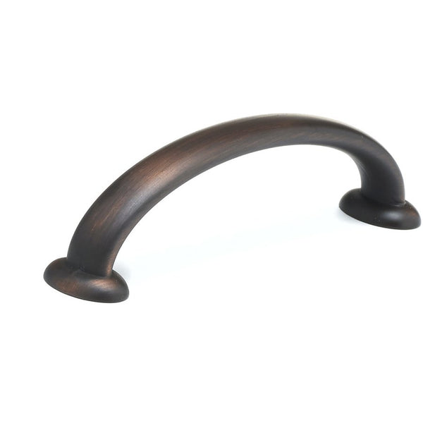 Richelieu 5127 traditional cabinet pull in brushed oil-rubbed bronze