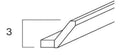 ACM8-S - Assembled Sage Green Shaker - ANGLE CROWN MOLDING 3 1/4" X 96"