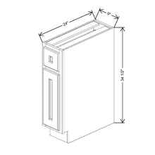 Fabuwood Quest Metro Mist 9" W X 34 1/2" H X 24" D Single Door Base Cabinet