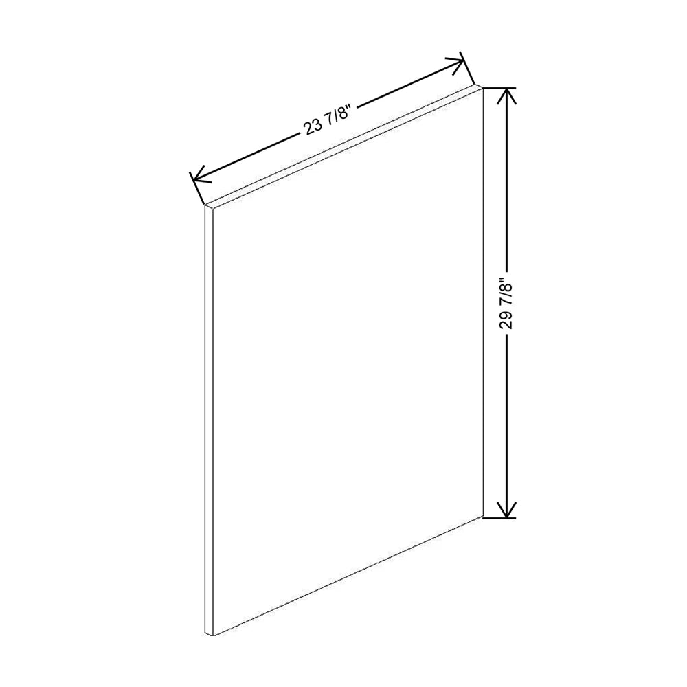 CNC Classic Versailles White 24" W X 30" H Decorative End