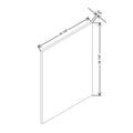 CNC Concord Park Avenue Ocean 24" W X 30" H Decorative End