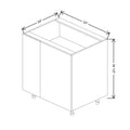 Fabuwood Illume Tuscany Nocce 3 39" To 42" W x 34 1/2" H x 24" D Blind Base Cabinet