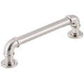 Richelieu 2209 eclectic cabinet pull in brushed nickel